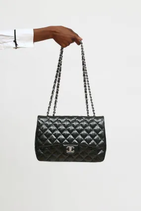 2009 - 2010 Deep Marine Patent Jumbo Single Flap Bag