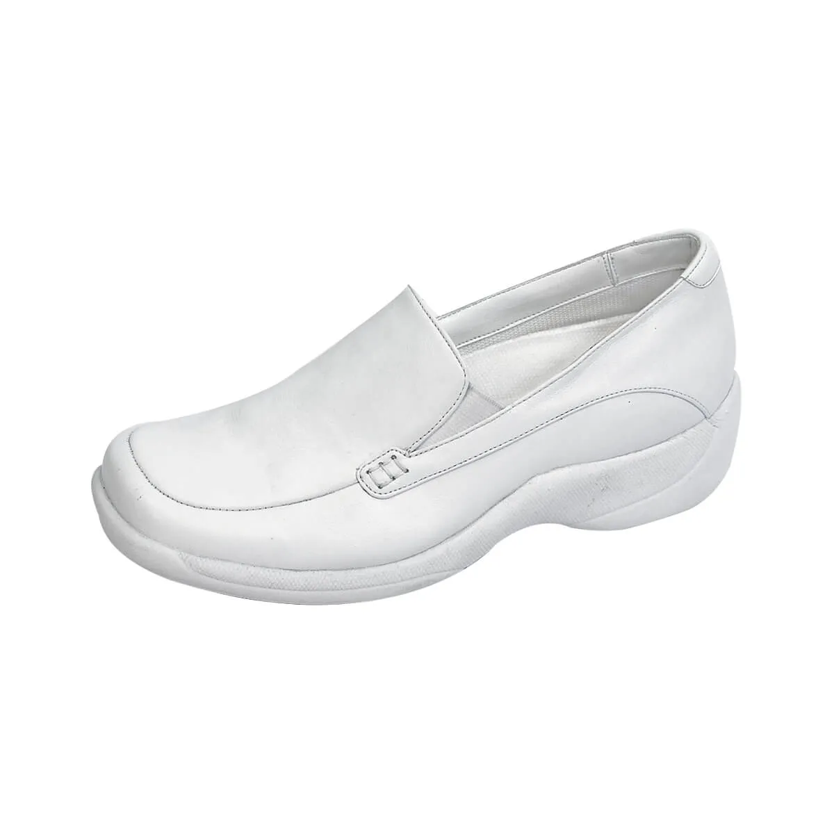 24 HOUR COMFORT Riley Women's Wide Width Leather Loafers