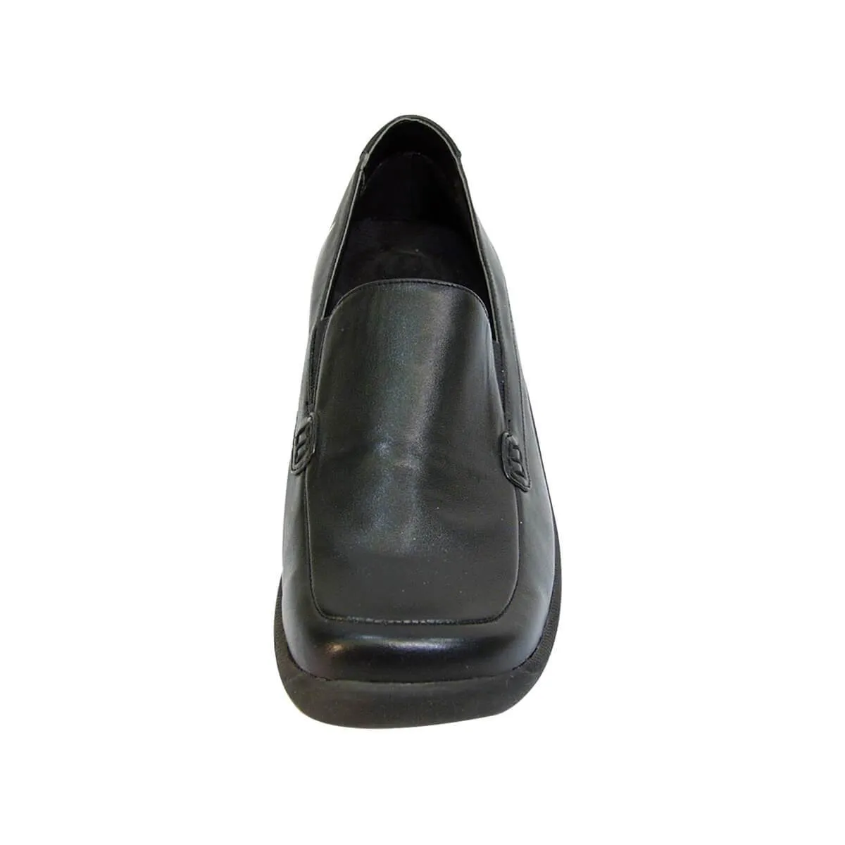 24 HOUR COMFORT Riley Women's Wide Width Leather Loafers
