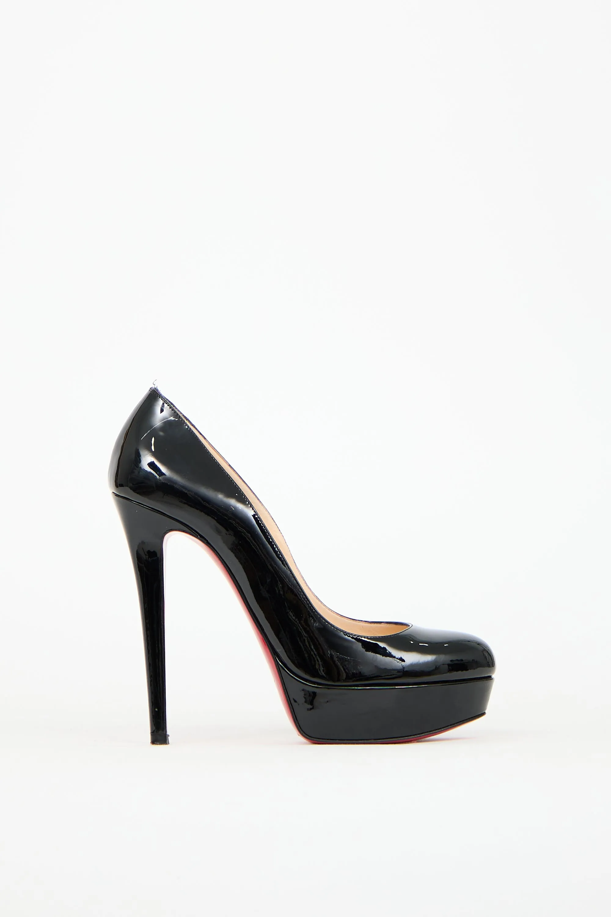 Black Patent Bianca Platform Pump