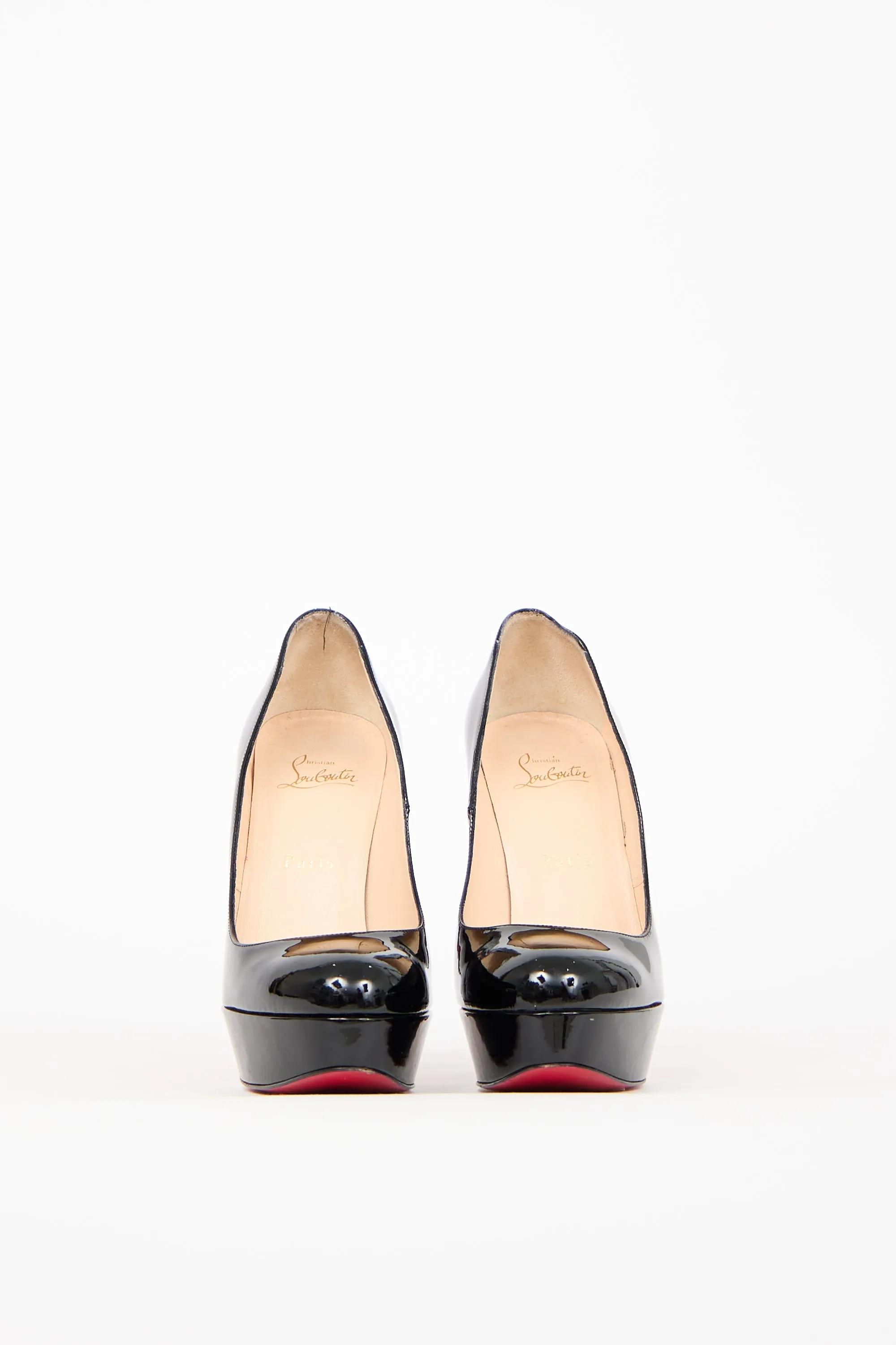 Black Patent Bianca Platform Pump
