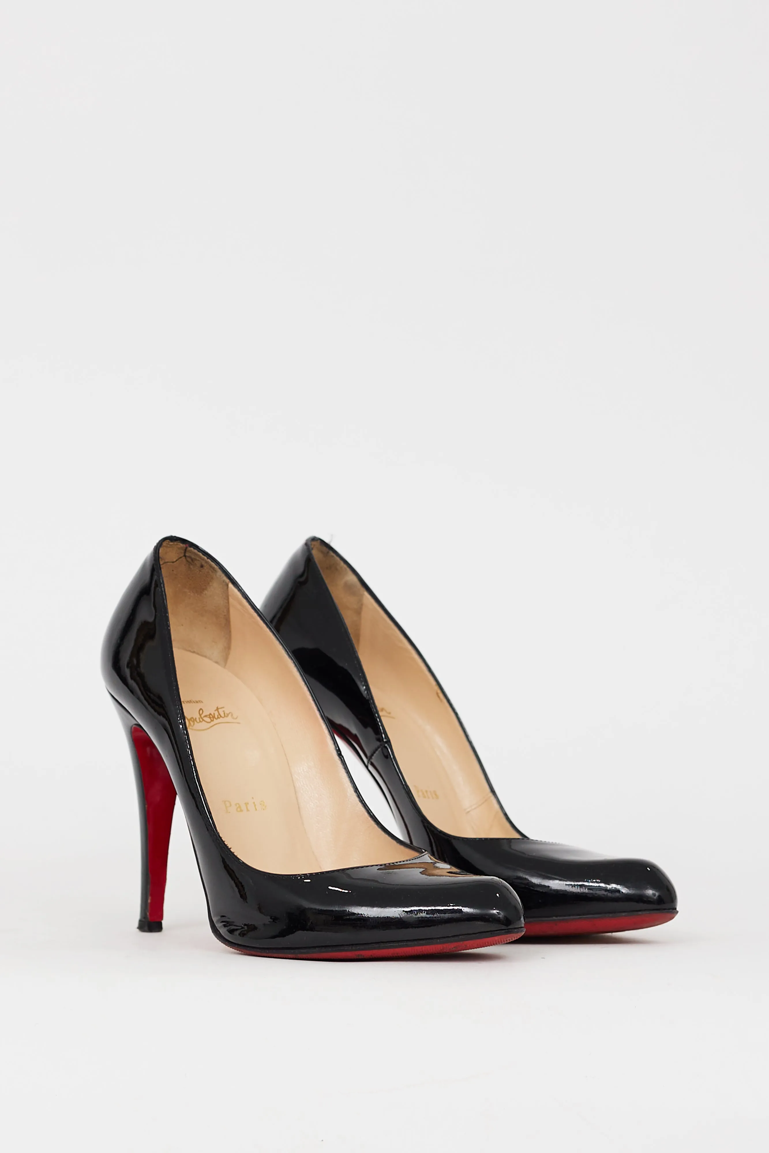 Black Patent Leather Fifille 110 Pump