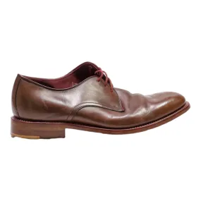 DESIGN LOAKE Oxford Shoes Brown Leather Mens UK 6.5