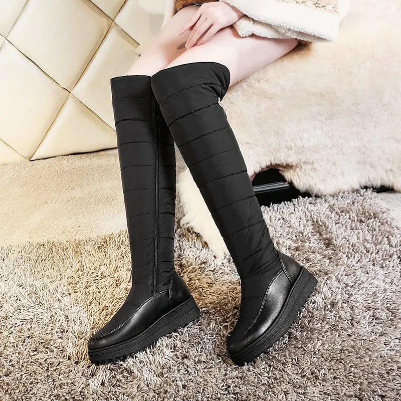 Dyavor Orthopedic Women Boot Over Knee High Warm Snowy Winter Boots