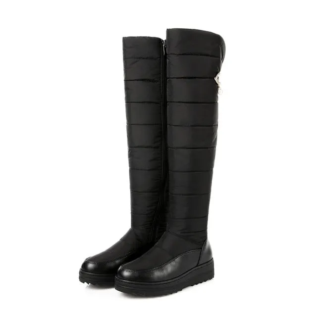 Dyavor Orthopedic Women Boot Over Knee High Warm Snowy Winter Boots