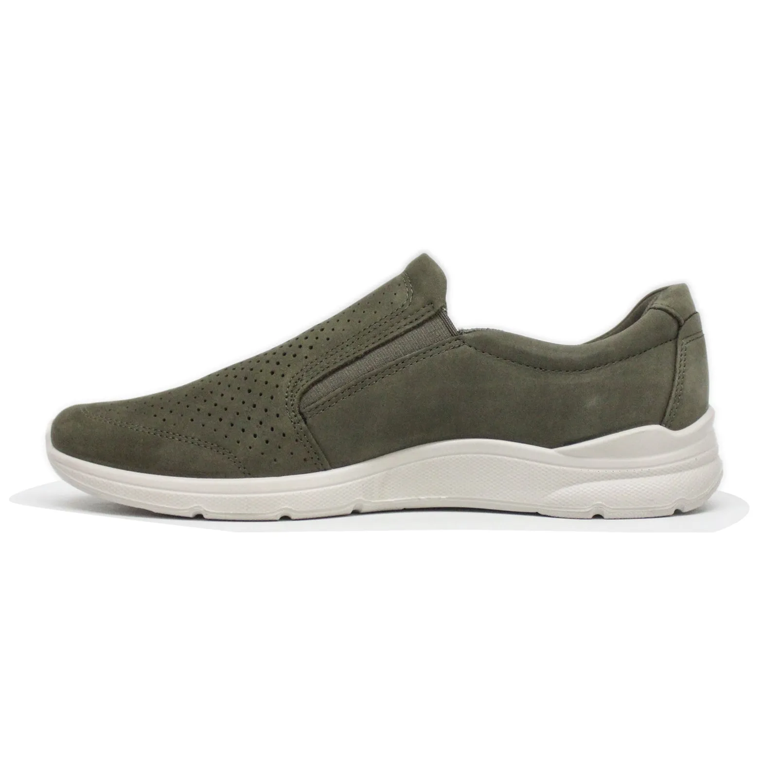 Ecco Irving 511644 Nubuck Leather Men's Slip On Shoes