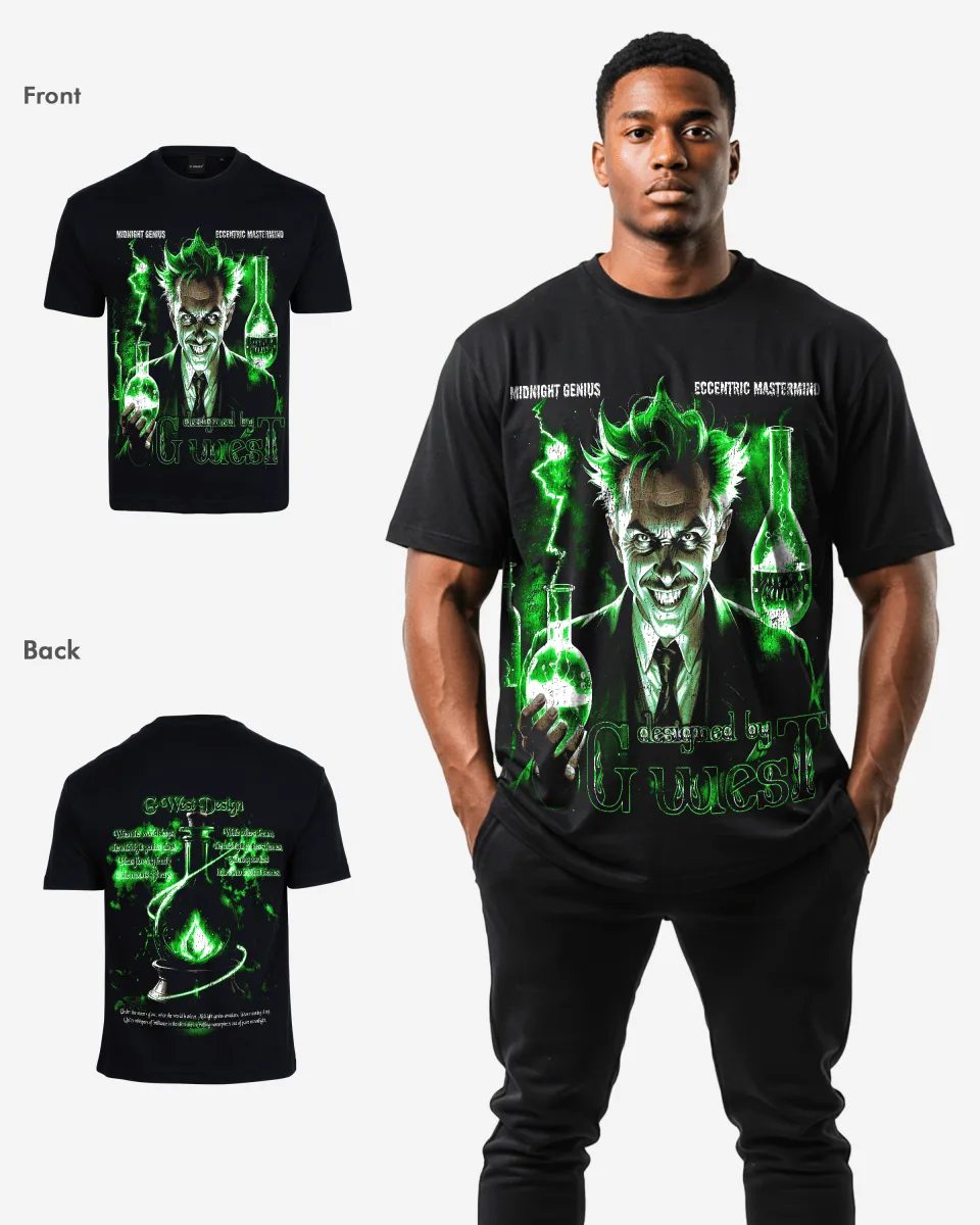 G West Midnight Genius Premium Oversized Tee
