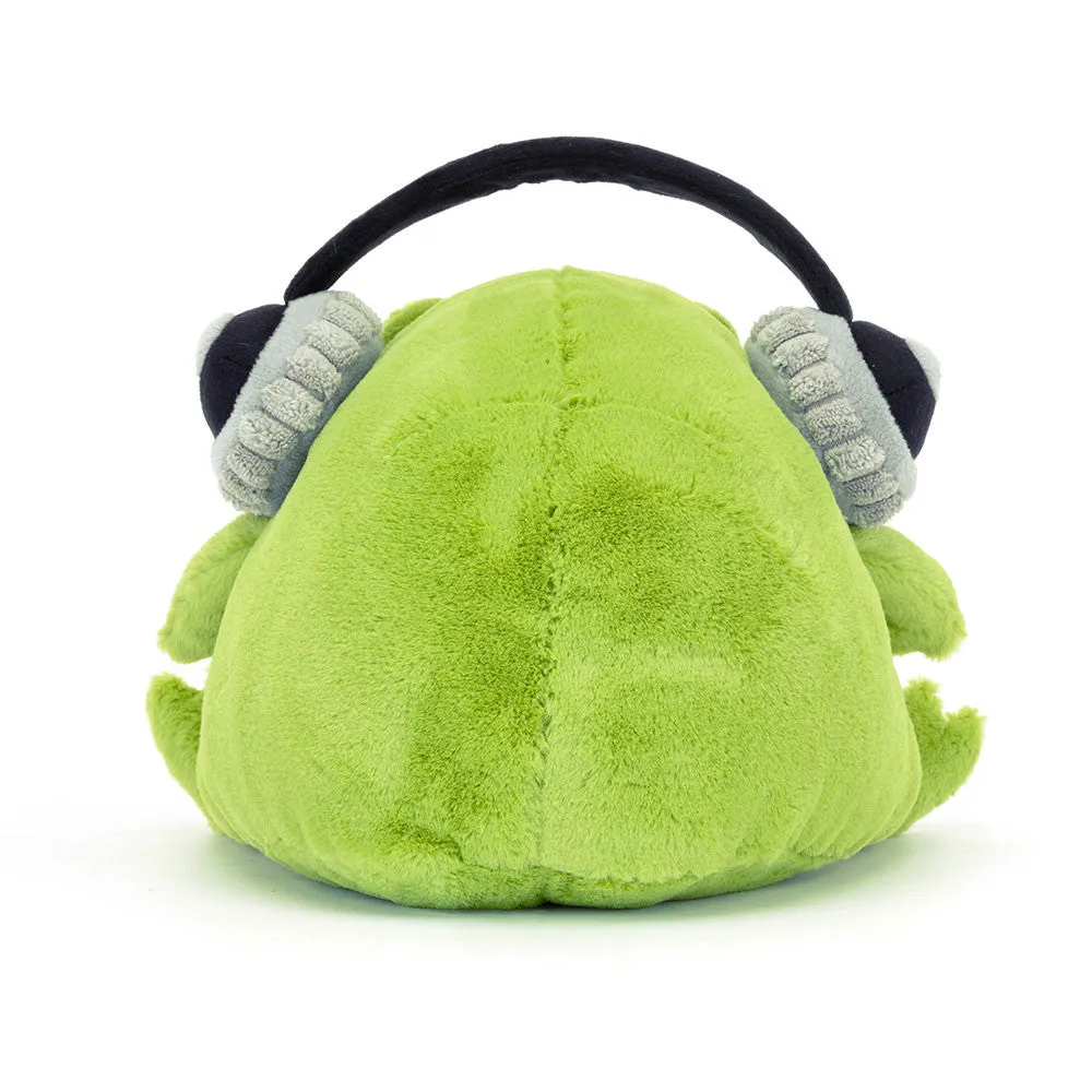 Jellycat Soft Toy Ricky Rain Frog Headphones