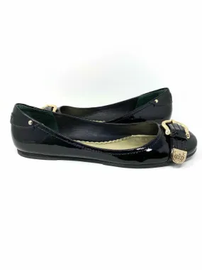 Juicy Couture Women's Black Patent Leather Size 12 Flats