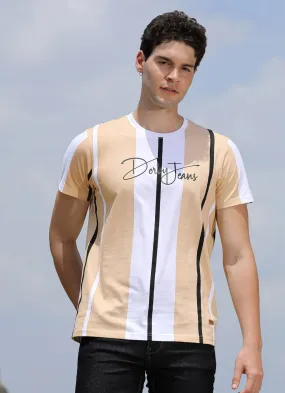 Khaki Stripe Crew