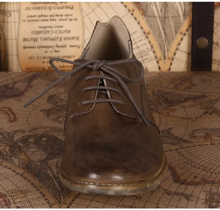 Men's Autumn/Winter Retro Leather British Style Oxford Shoes