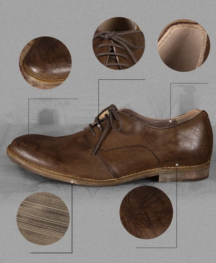 Men's Autumn/Winter Retro Leather British Style Oxford Shoes