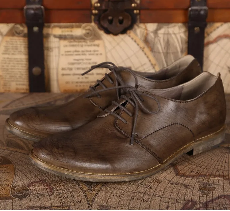Men's Autumn/Winter Retro Leather British Style Oxford Shoes
