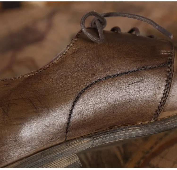 Men's Autumn/Winter Retro Leather British Style Oxford Shoes