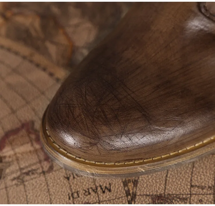 Men's Autumn/Winter Retro Leather British Style Oxford Shoes