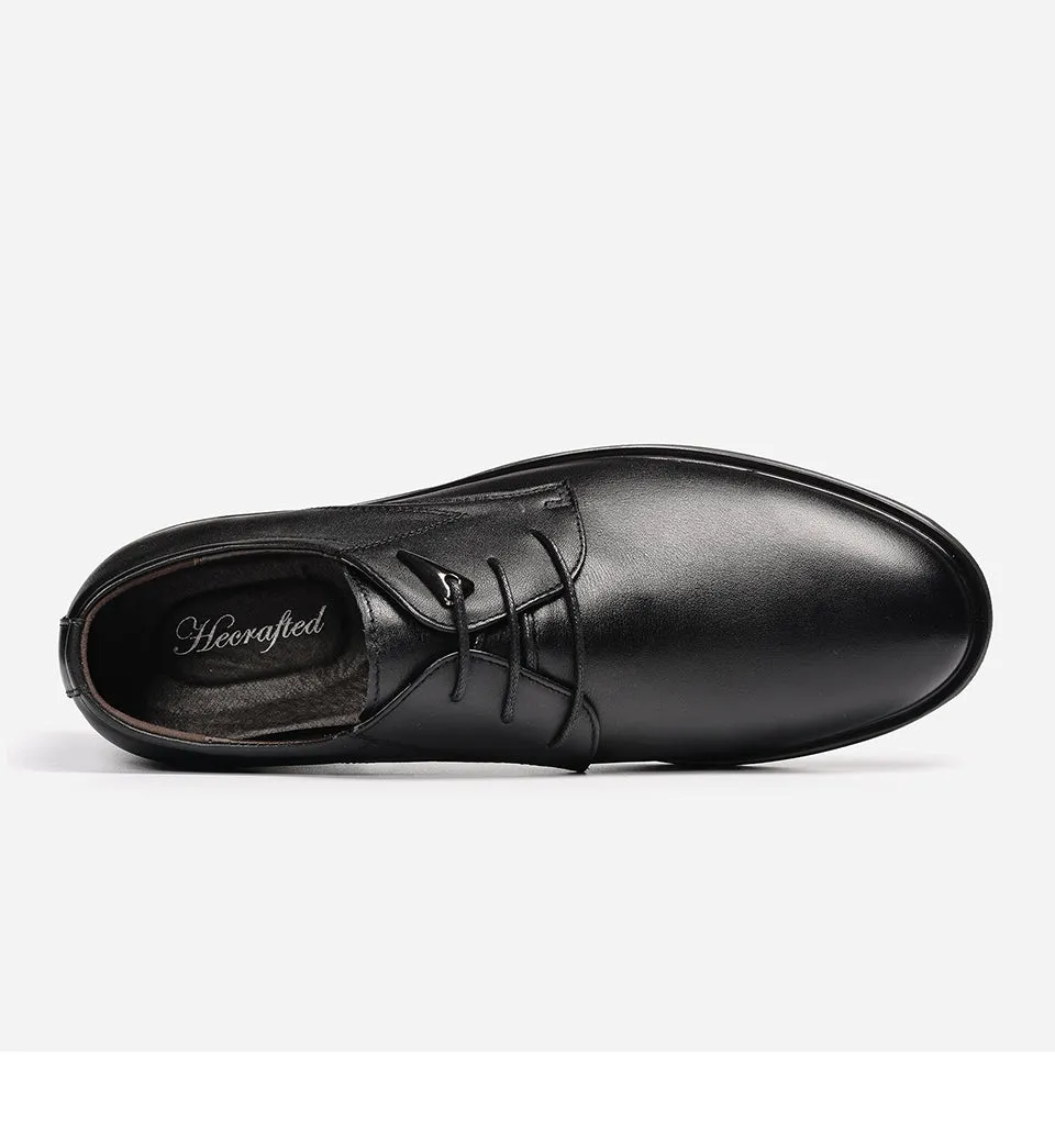 Men's Winter Genuine Cowhide Oxfords Business Bridal Fashion Shoes