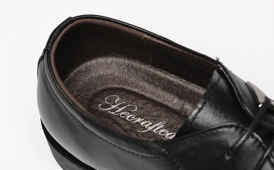 Men's Winter Genuine Cowhide Oxfords Business Bridal Fashion Shoes