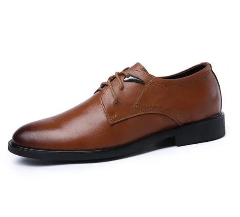 Men's Winter Genuine Cowhide Oxfords Business Bridal Fashion Shoes