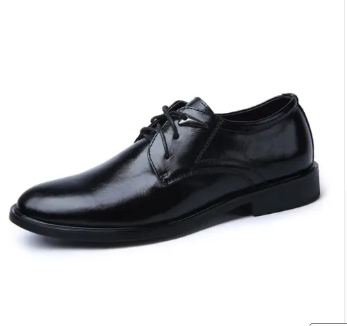 Men's Winter Genuine Cowhide Oxfords Business Bridal Fashion Shoes