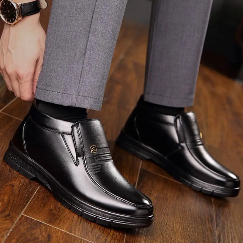 Men's Winter Leather Warm Boots