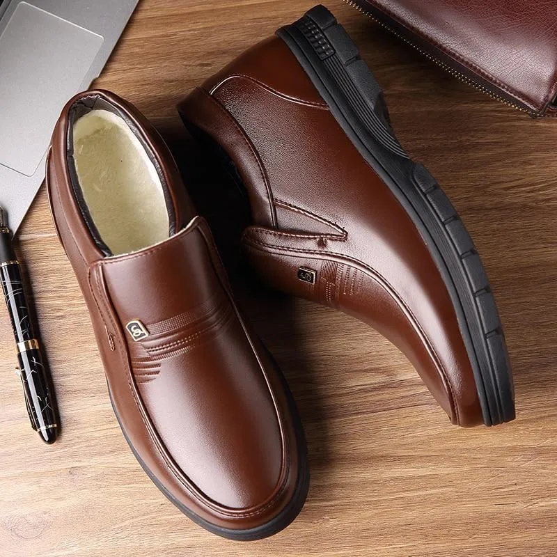 Men's Winter Leather Warm Boots