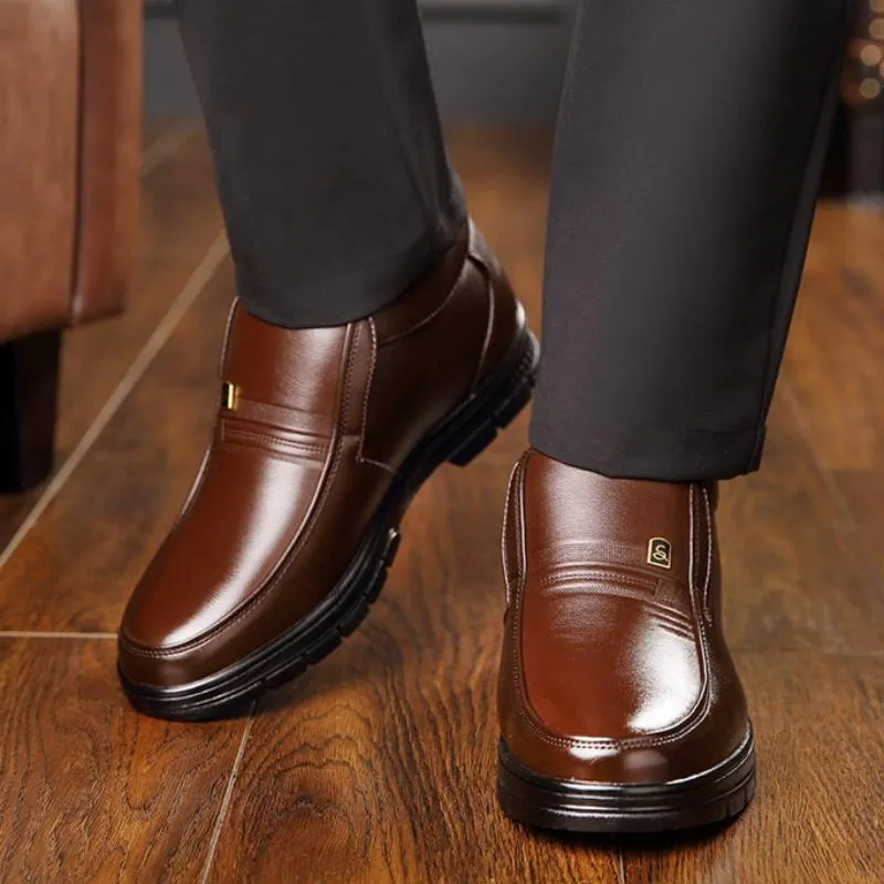 Men's Winter Leather Warm Boots