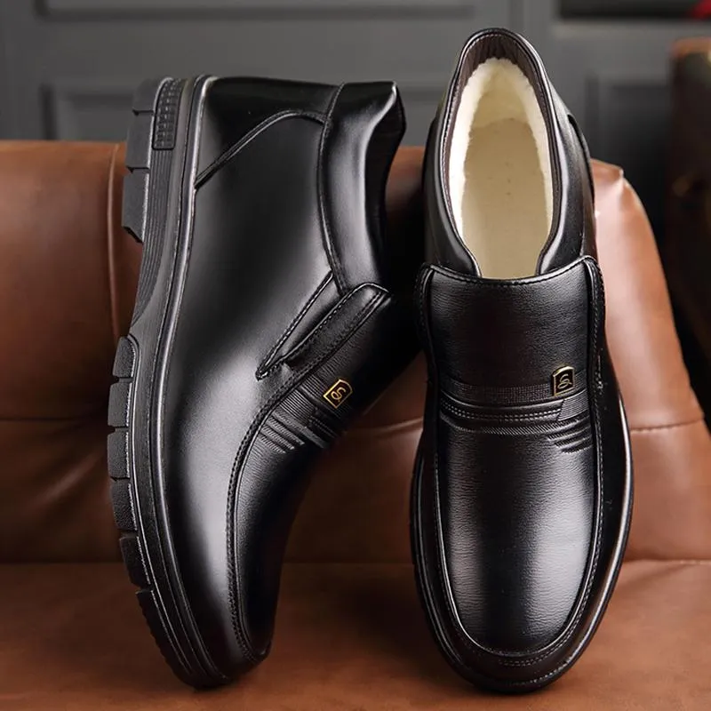 Men's Winter Leather Warm Boots
