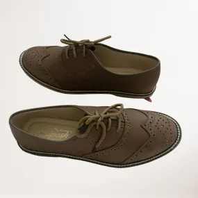 Tan  Oxford Brogues | Hand Crafted | Formal Shoes for Women | Comfortable