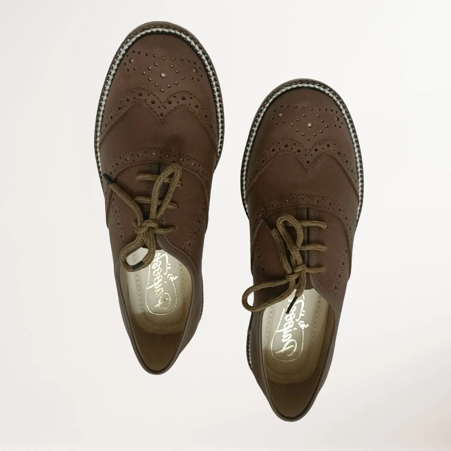 Tan  Oxford Brogues | Hand Crafted | Formal Shoes for Women | Comfortable