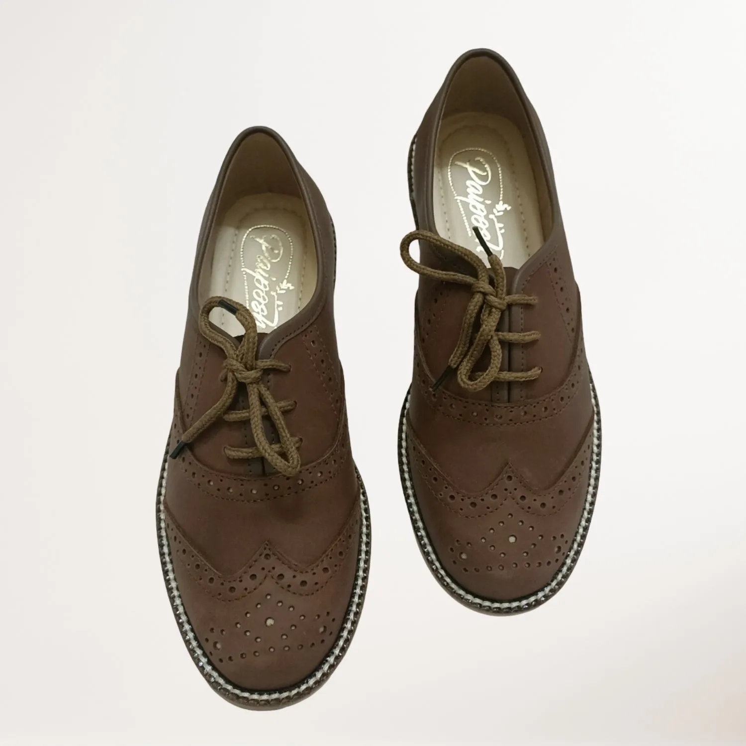 Tan  Oxford Brogues | Hand Crafted | Formal Shoes for Women | Comfortable