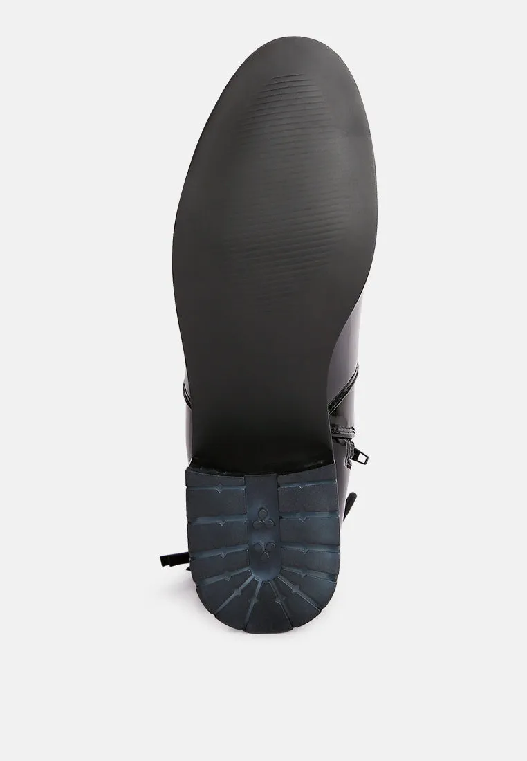 Tassels detail ankle boots