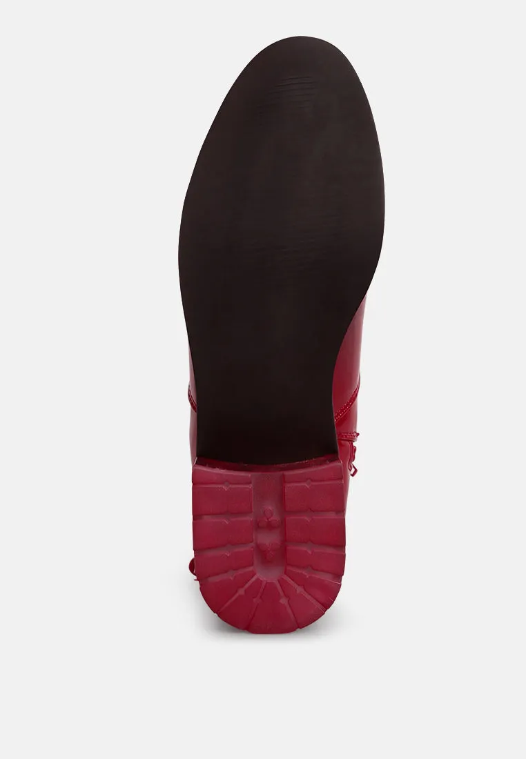 Tassels detail ankle boots