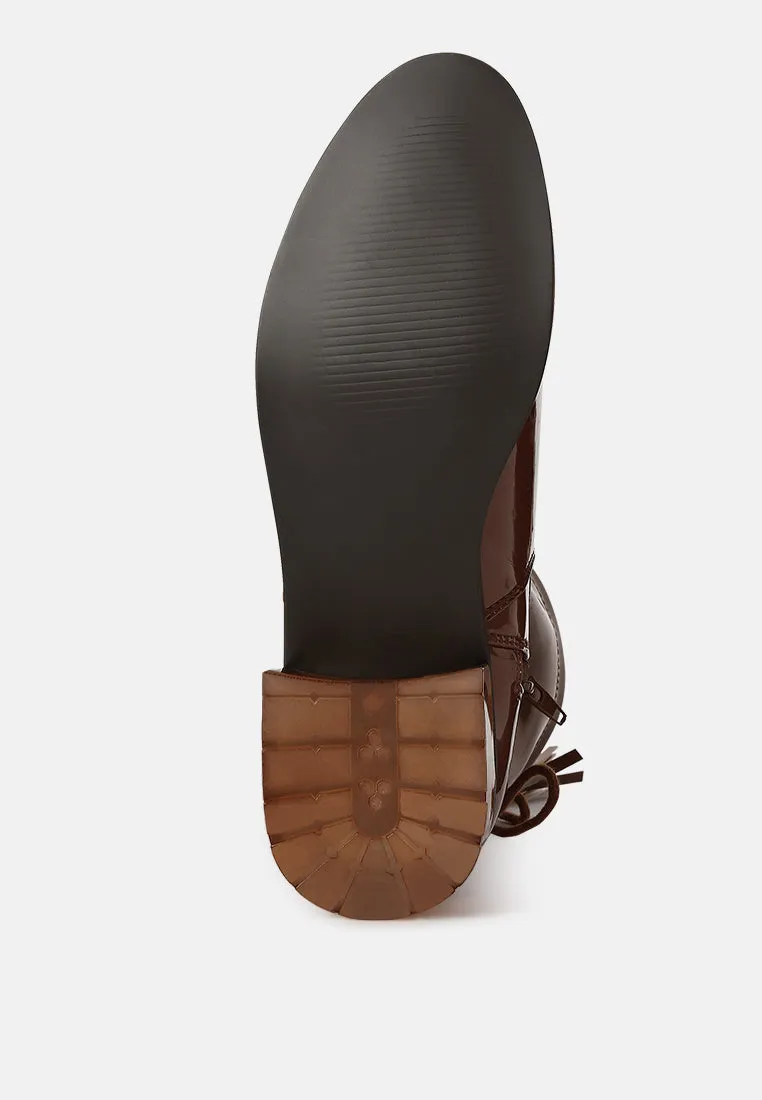Tassels detail ankle boots