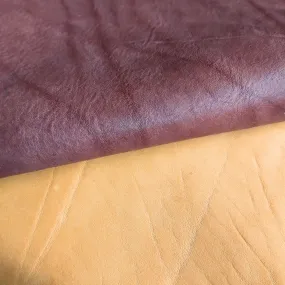 Very Soft Vegetable-Tanned Leather (Chemical-Free)